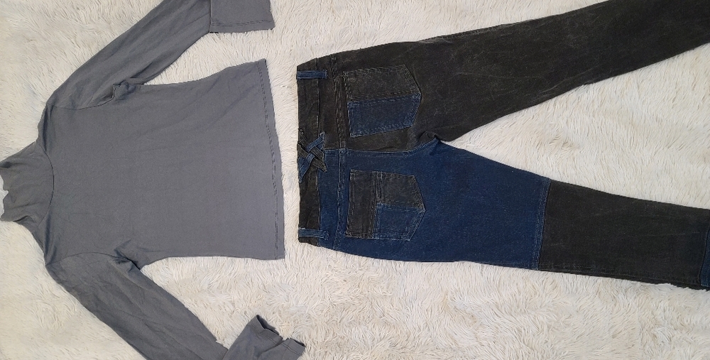 Bundle pants and blouse (2pieces)